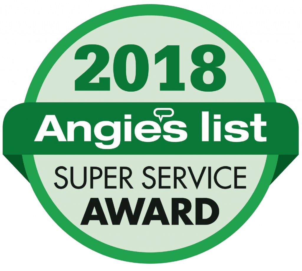 2018 Angie's List super service award badge